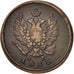 Munten, Rusland, Alexander I, 2 Kopeks, 1816, Ekaterinbourg, ZF, Koper, KM:118.3