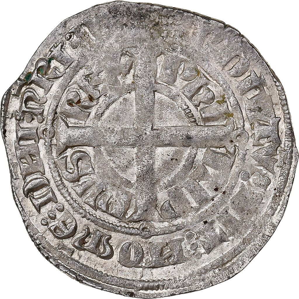France, Philippe VI, Gros à la Couronne, 1328-1350, Argent, TB+, Duplessy:262