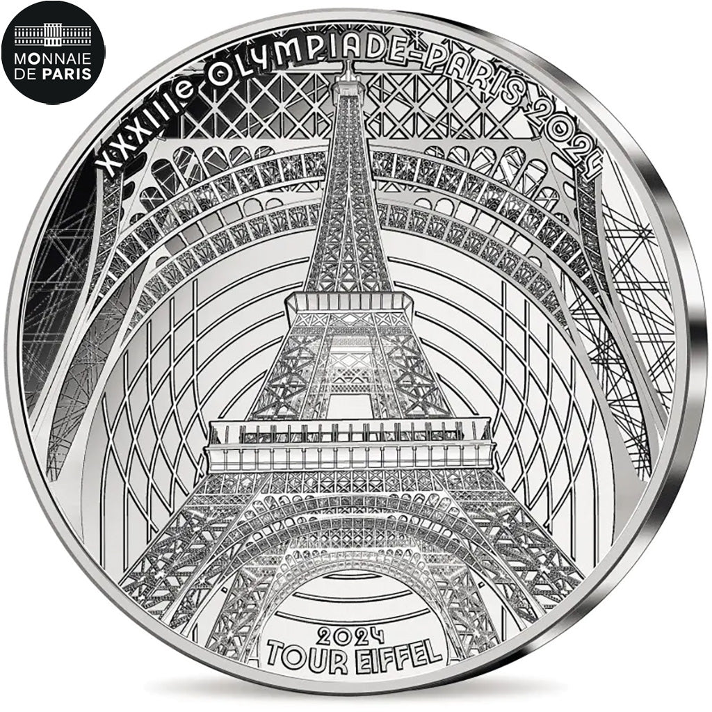 France, 10 Euro, Série Héritage, Série Héritage - Tour Eiffel, 2024