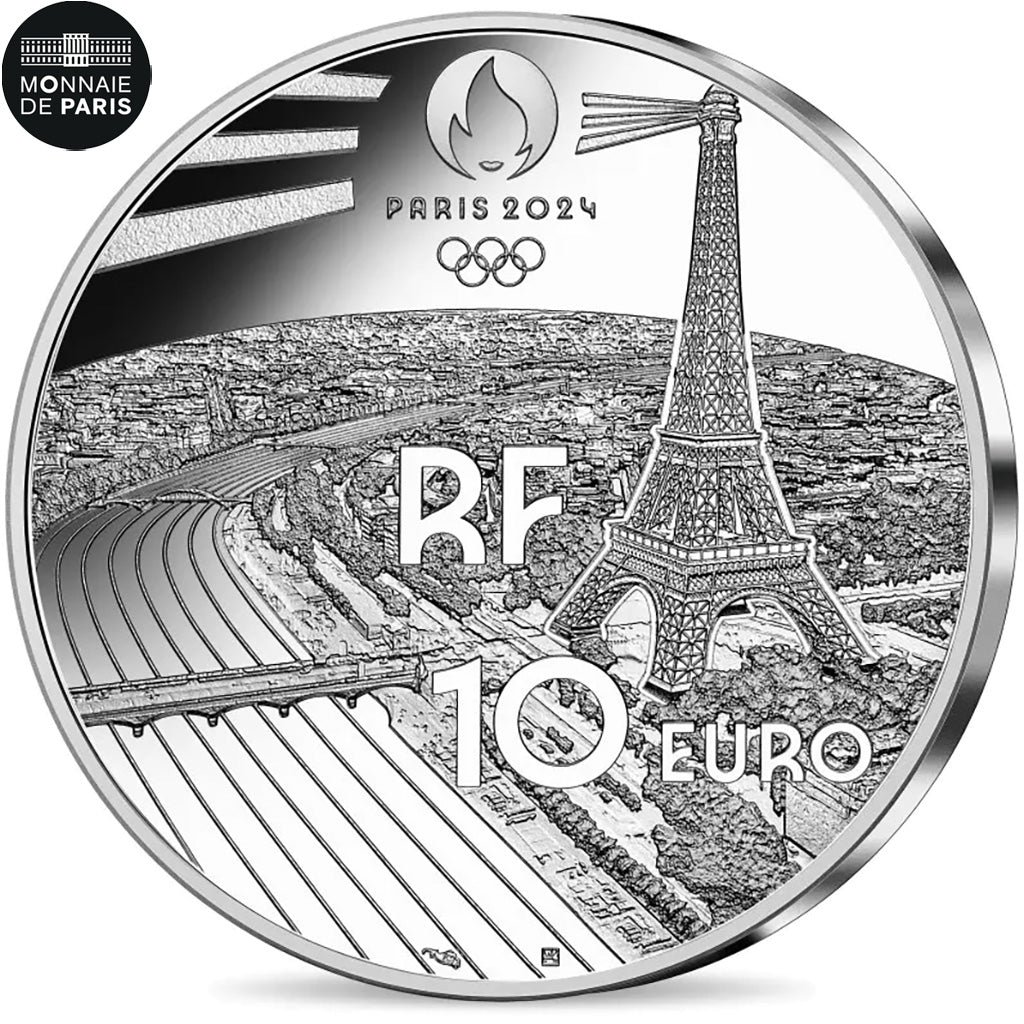 France, 10 Euro, Série Héritage, Série Héritage - Tour Eiffel, 2024