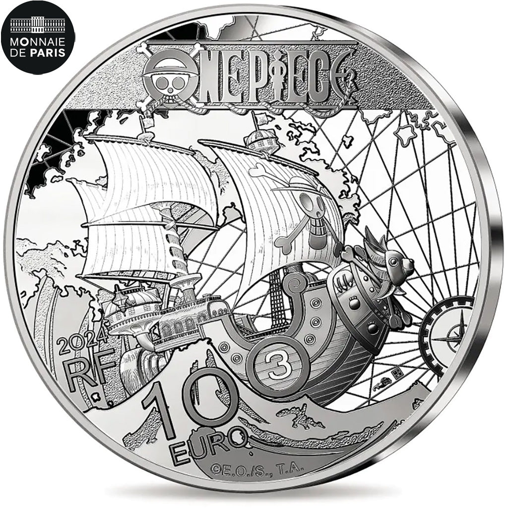 Frankreich, 10 Euro, Jeunesse, ONE PIECE, 2024, Silver, STGL