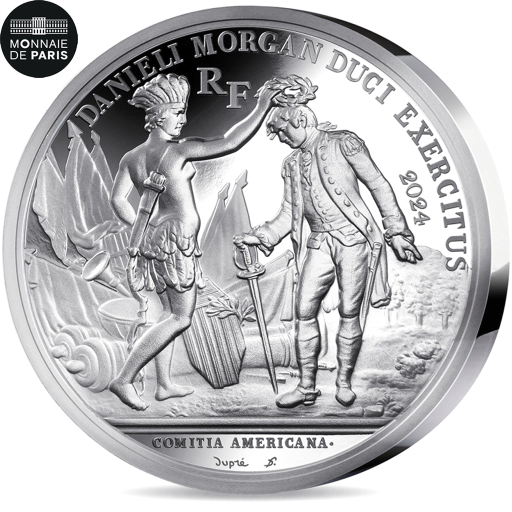 França, 20 Euro, Indépendance des Etats-Unis, Bataille de Cowpens - 1 Oz