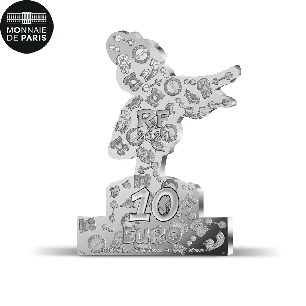 Francja, 10 Euro, Jeunesse, Astérix Podium, 2024, Monnaie de Paris, Srebro
