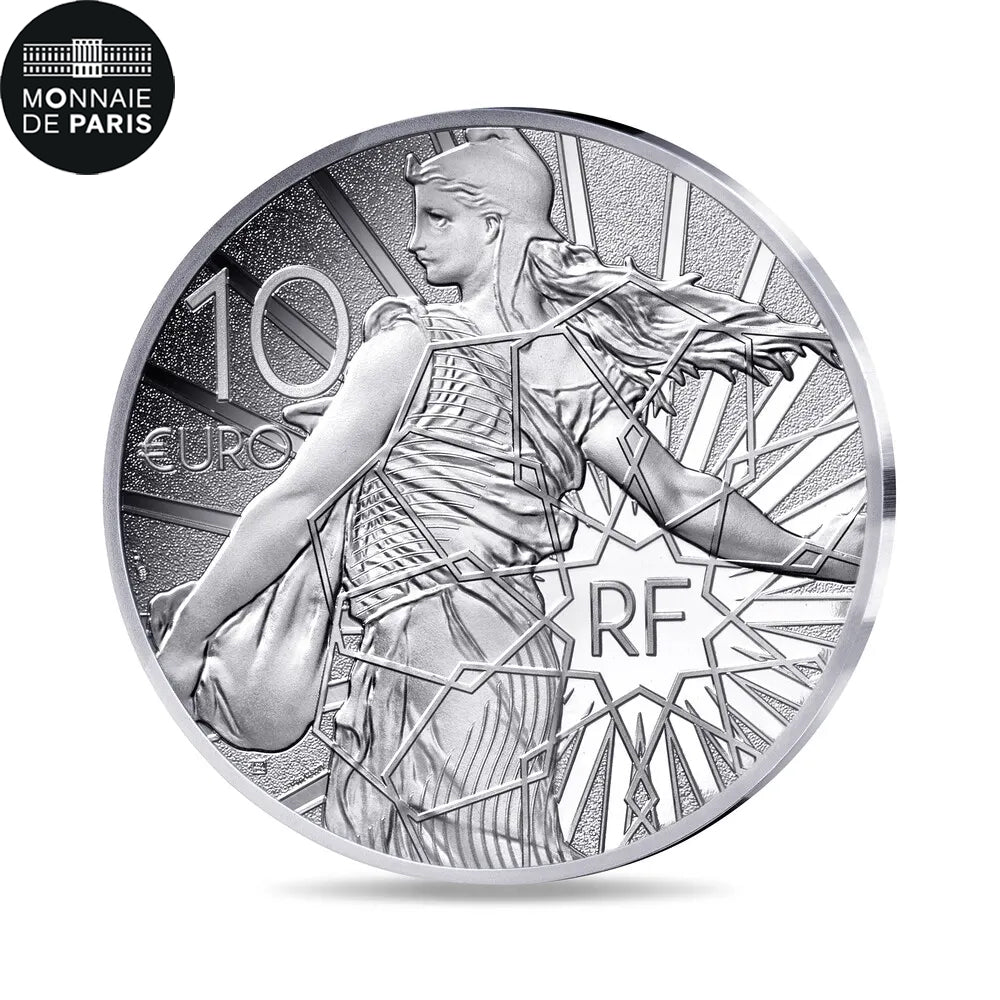 France, 10 Euro, Semeuse, La Toison d'or, 2024, Monnaie de Paris, Silver