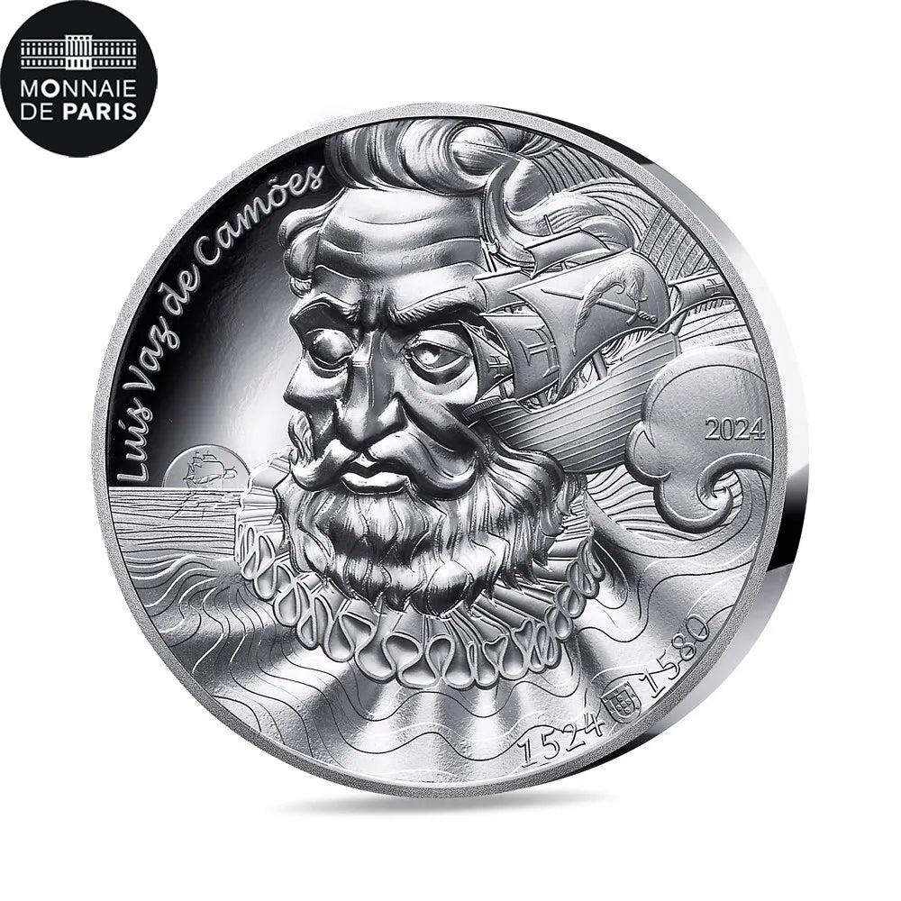 France, 20 Euro, L'art de la plume, Luis Vaz De Camoes, 2024, Monnaie de Paris