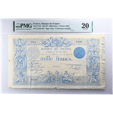 France, 1000 Francs, 1885-06-18, D.626, Indices Noirs Modifié, VF 20, PMG