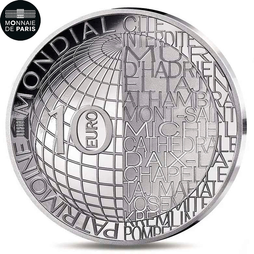 Francja, 10 Euro, Unesco - Shuri Castle, 2025, Monnaie de Paris, Srebro