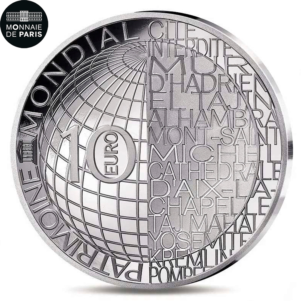 Francja, 10 Euro, Unesco - Notre Dame De Paris, 2025, Monnaie de Paris, Srebro
