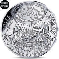 Francia, 10 Euro, L'art de la plume, Jules Verne - Le Tour Du Monde En 80 Jours