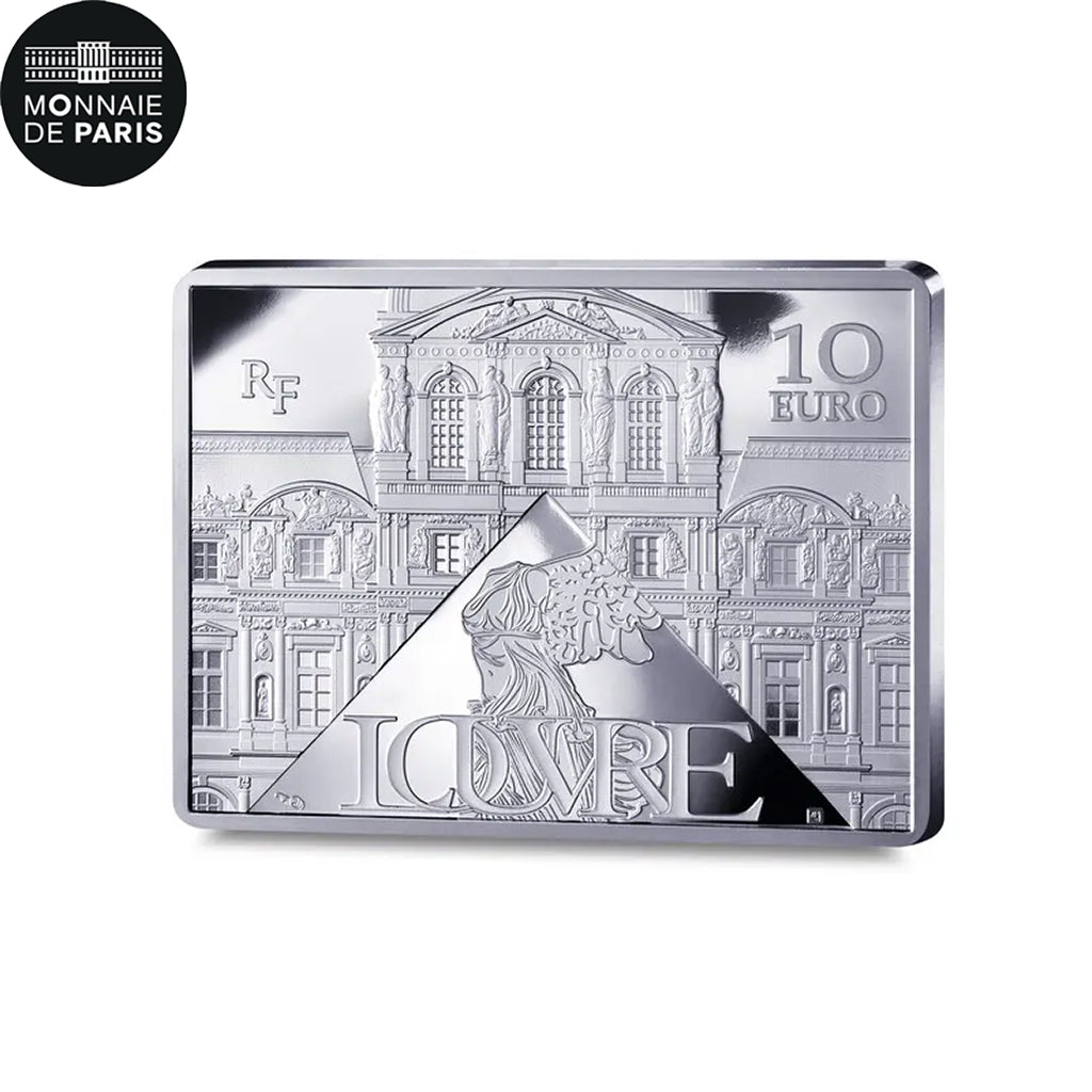 France, 10 Euro, Musée du Louvre, Rembrandt, 2025, Monnaie de Paris, Silver