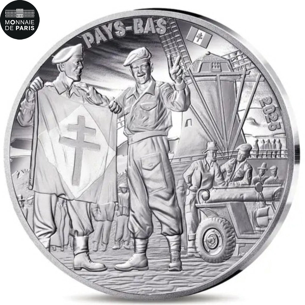 France, 10 Euro, V-E DAY, Soldat Français, 2025, Monnaie de Paris, Silver