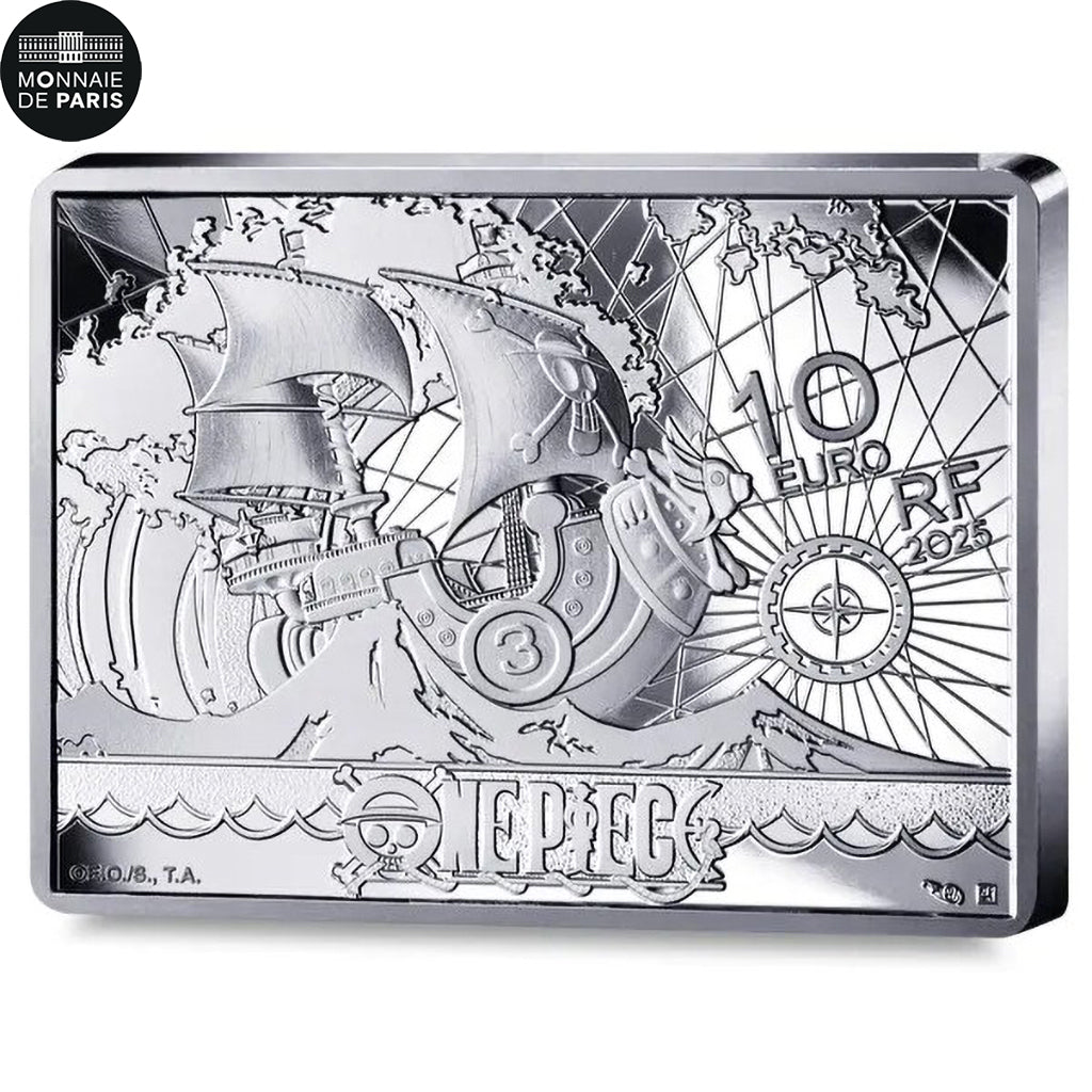 Francia, 10 Euro, One Piece, BE, 2025, Monnaie de Paris, Argento, FDC