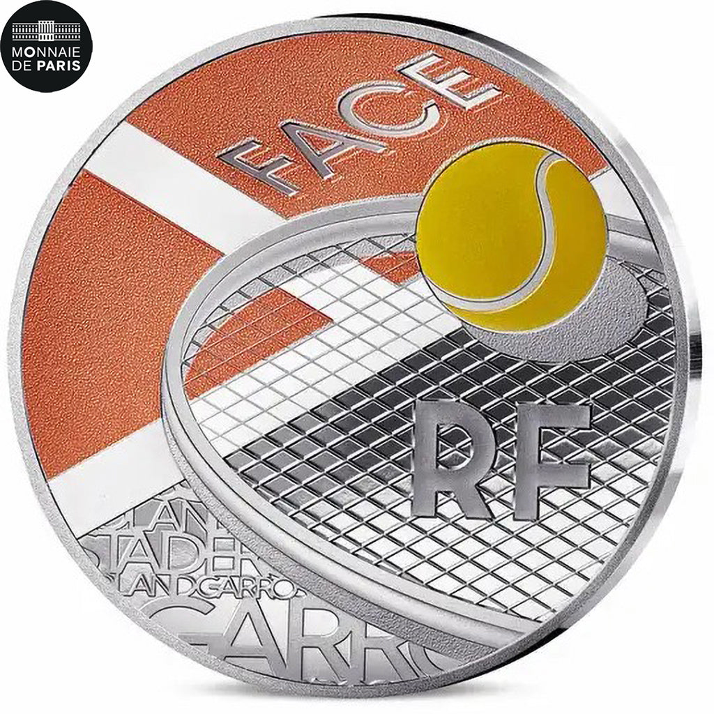 Frankreich, 10 Euro, Roland Garros - 100 ans, Proof / BE, 2025, Monnaie de