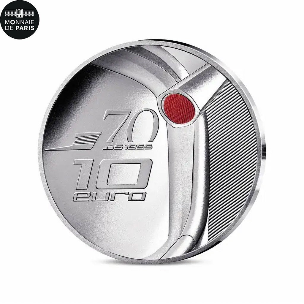 França, 10 Euro, Histoire de l'Automobile - 70 Ans DS, BE, 2025, Monnaie de