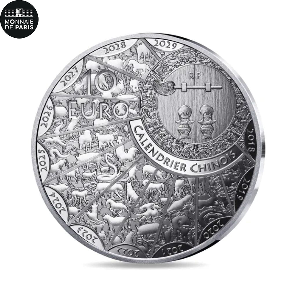 Frankrijk, 10 Euro, Calendrier Chinois, Année du Cheval, 2026, Monnaie de
