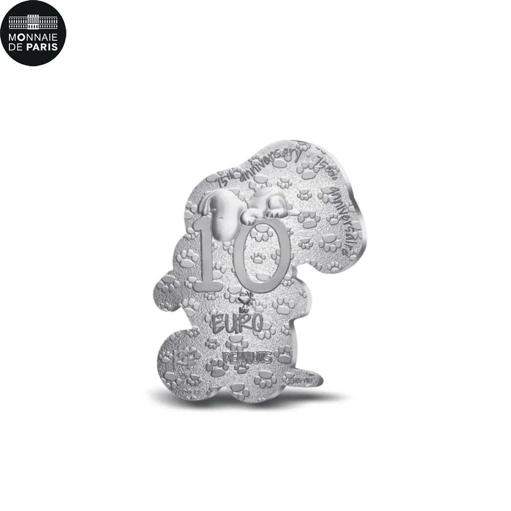 Francja, 10 Euro, 75éme anniversaire de Snoopy (monnaie en forme de) BE, 2025