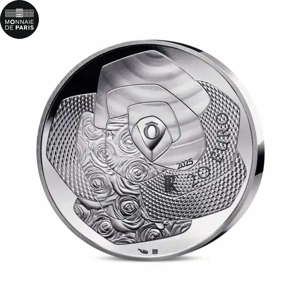France, 20 Euro, Excellence à la Française, 90 ans Lancôme - 1 Oz, 2025