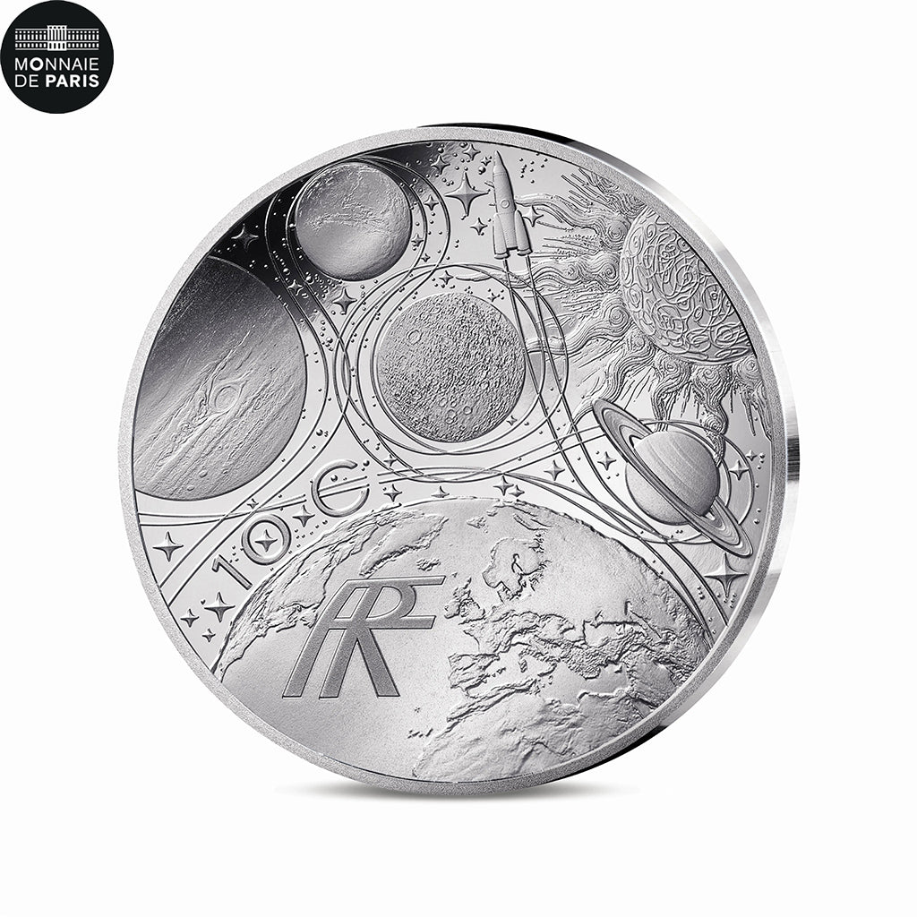 Francia, Thomas Pesquet, 10 Euro, L'Odyssée Spatiale, 2025, Monnaie de Paris