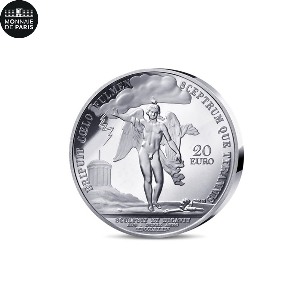 France, Benjamin Franklin, 20 Euro, 1 Oz, 2025, Monnaie de Paris, Argent, FDC