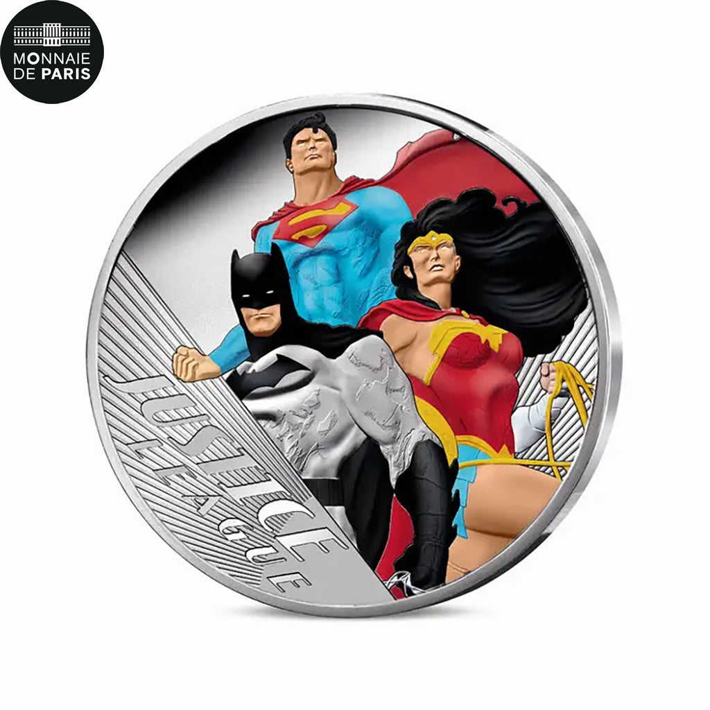 Francja, 50 Euro, DC Comics, 5 OZ BE, 2025, Monnaie de Paris, Srebro, MS(65-70)
