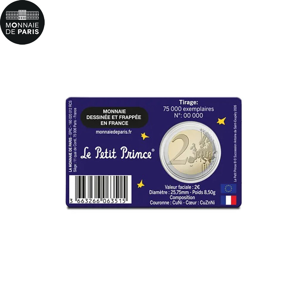 Francja, 2 Euro, Le Petit Prince - Le Nuage, 2026, Monnaie de Paris