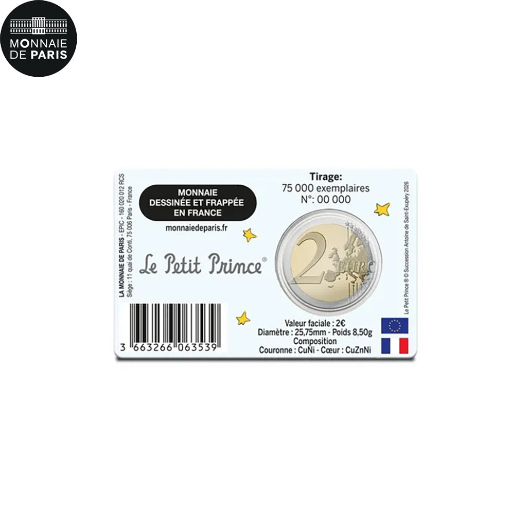 France, 2 Euro, Le Petit Prince - L'Avion, 2026, Monnaie de Paris, Bi-Metallic