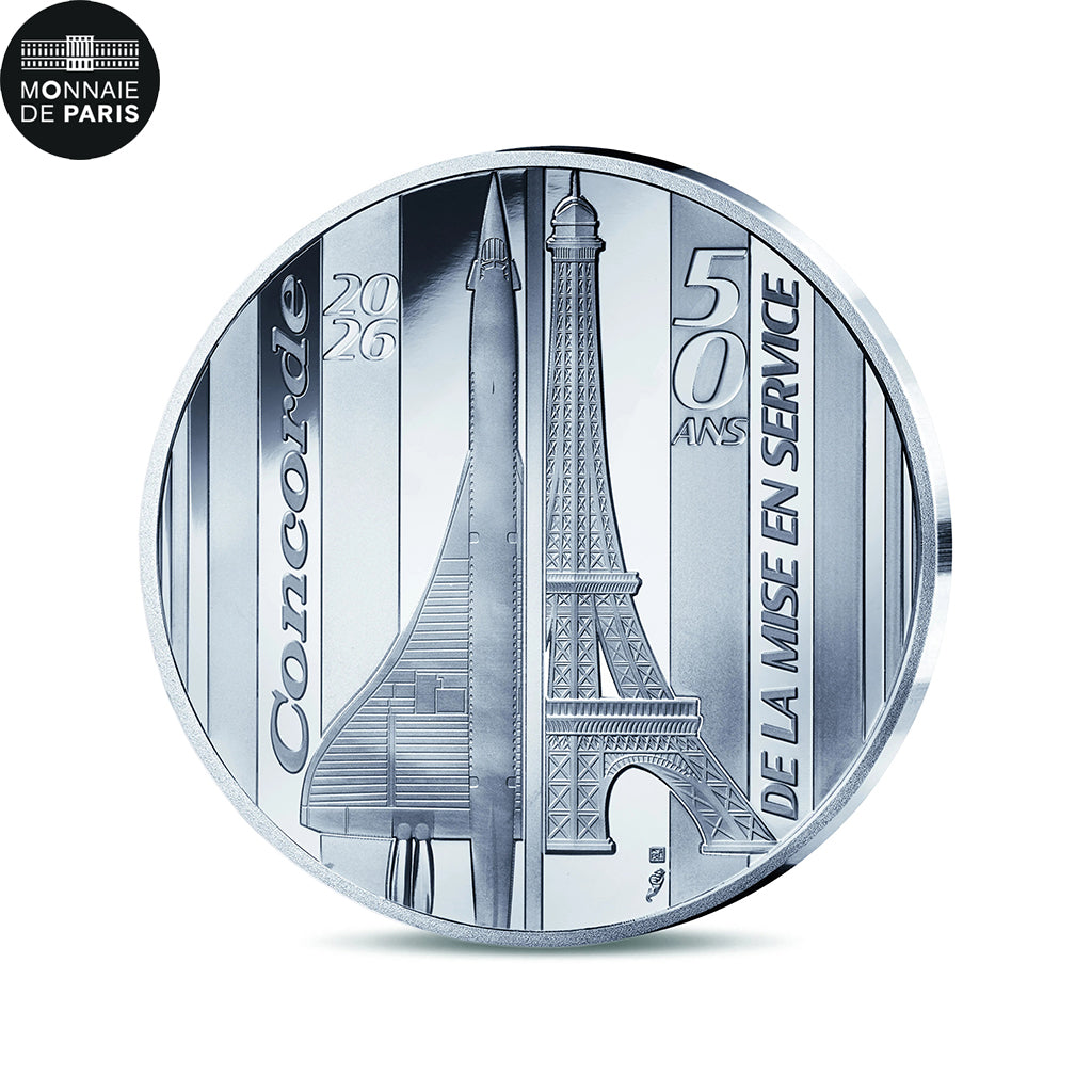 Francia, 10 Euro, Concorde, BE, 2026, Monnaie de Paris, Plata, FDC