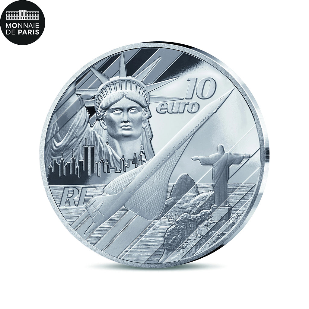 Francia, 10 Euro, Concorde, BE, 2026, Monnaie de Paris, Plata, FDC
