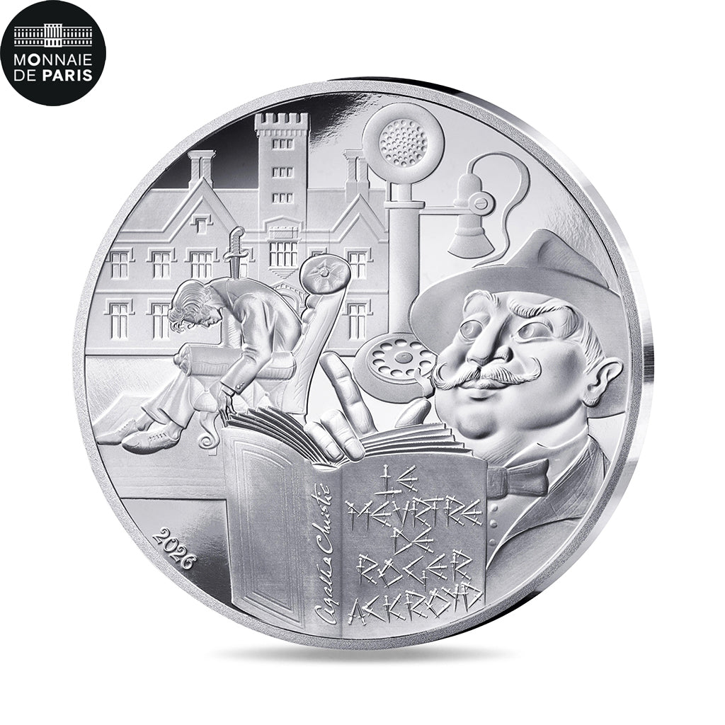 Francia, 10 Euro, Art De La Plume, Le Meurtre De Roger Ackroyd, 2026, Monnaie de