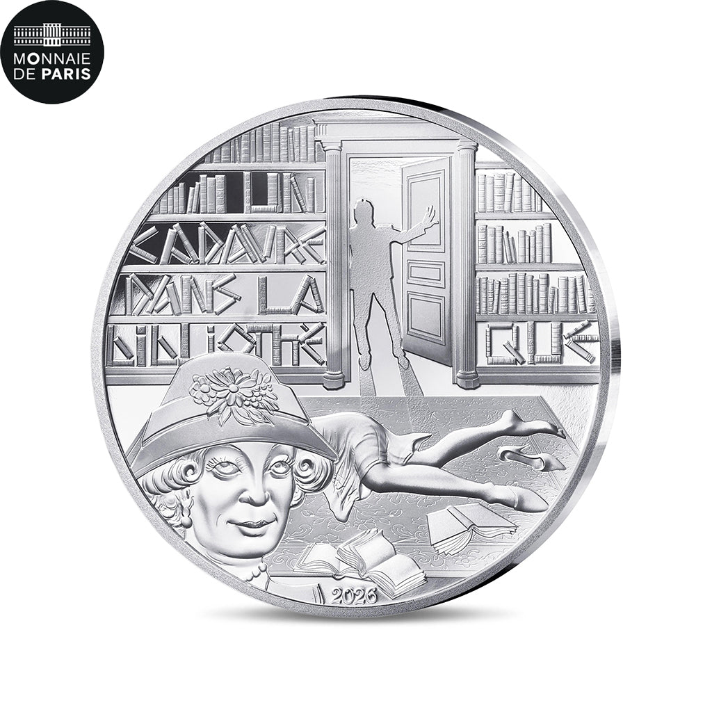 France, 10 Euro, Art De La Plume, Un Cadavre Dans La Bibliothèque, BE, 2026