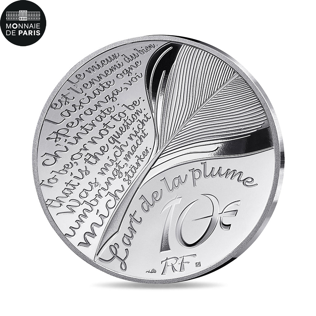 France, 10 Euro, Art De La Plume, Un Cadavre Dans La Bibliothèque, BE, 2026