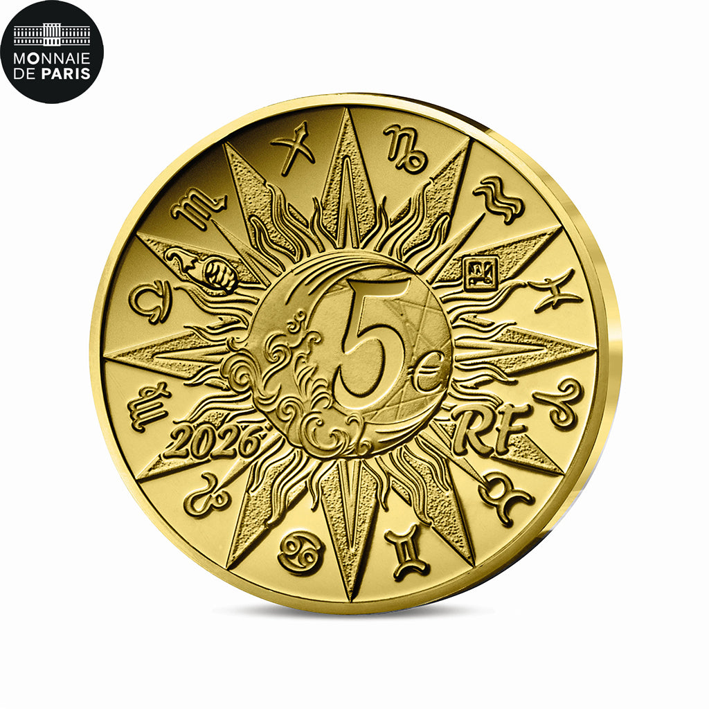 Francia, 5 Euro, Signes Astrologiques - Poissons, BE, 2026, Monnaie de Paris
