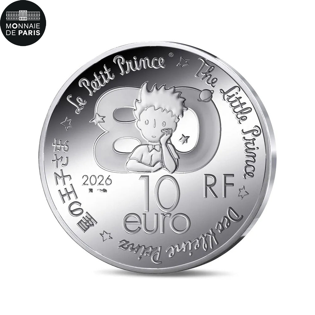 Frankrijk, 10 Euro, 80 Ans du Petit Prince - Le Livre, BE, 2026, Monnaie de