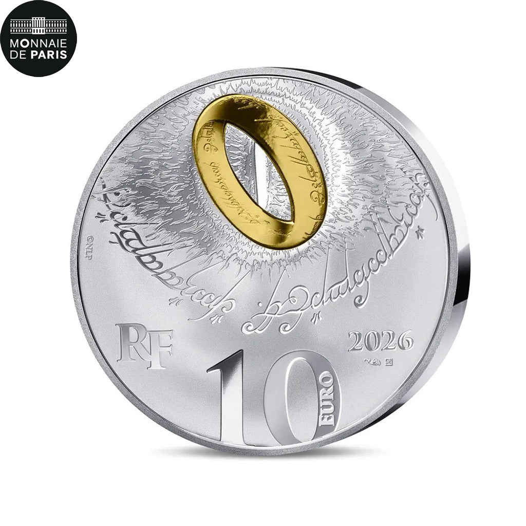 Frankreich, 10 Euro, Le Seigneur Des Anneaux - Le Retour Du Roi, BE, 2026