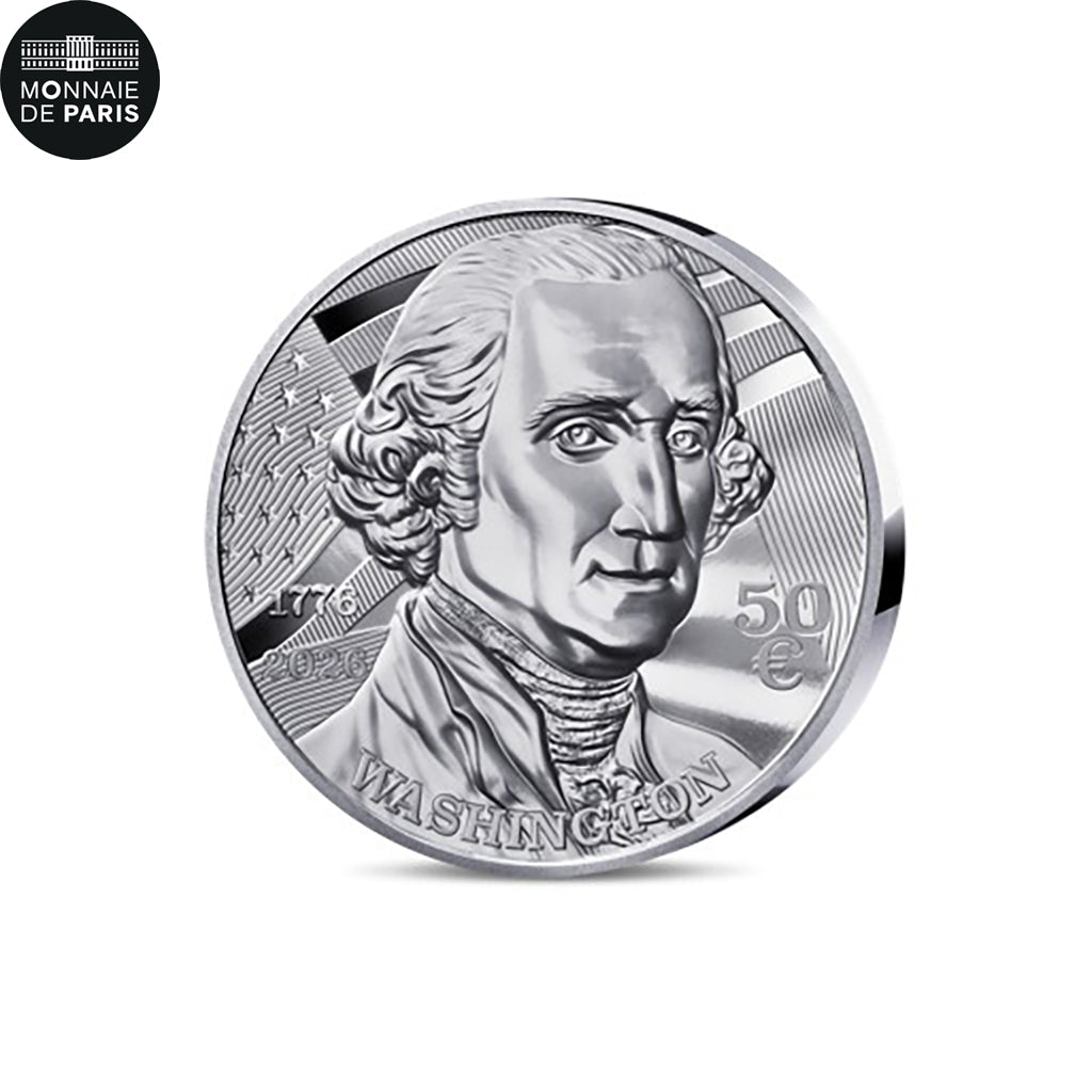 Frankreich, 50 Euro, Grandes Dates de l'Histoire de l'Humanité, 5 Oz - 250 Ans