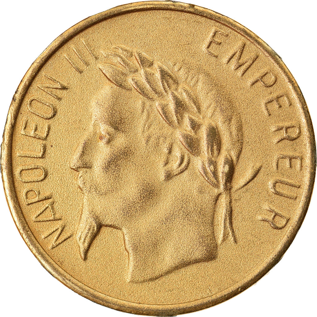 France, Jeton, Napoléon III, Empereur, History, SUP, Copper-Nickel-Aluminum