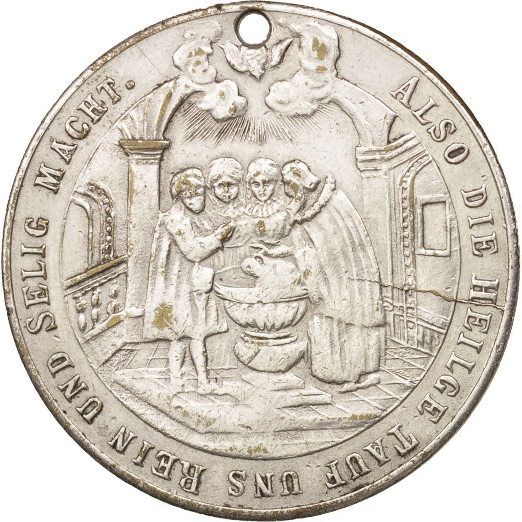 German States, Medal, History, EF(40-45), Silver Plated Copper