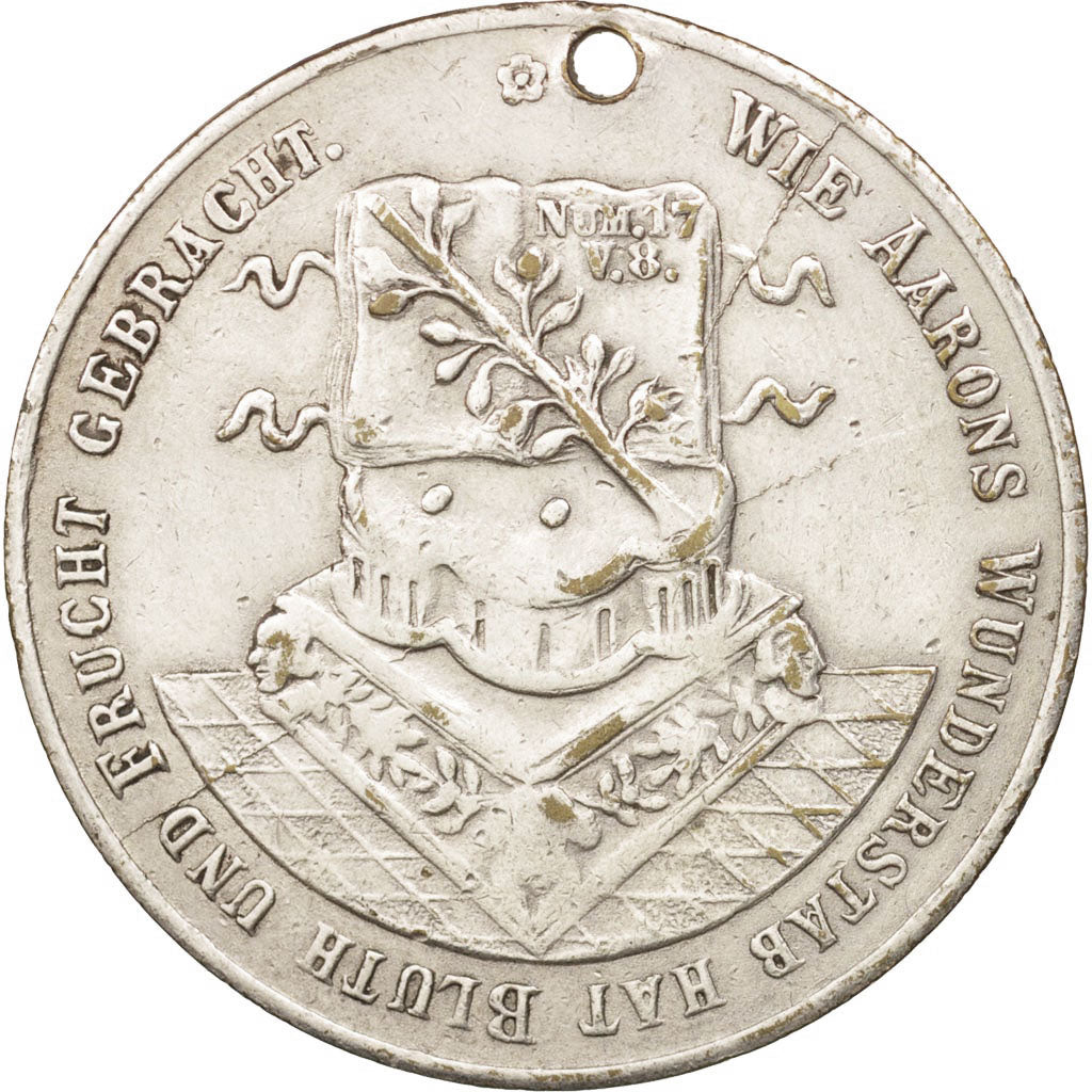 German States, Medal, History, EF(40-45), Silver Plated Copper