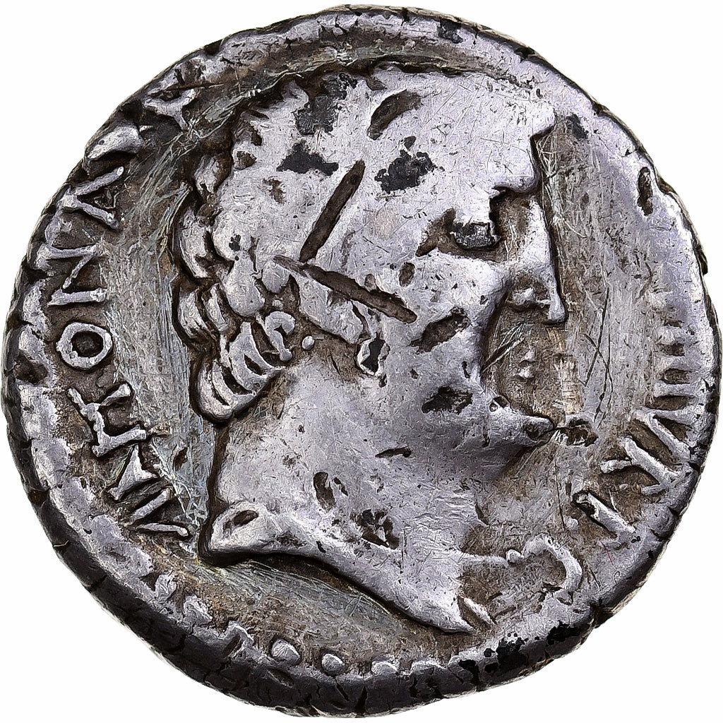 Marcus Antonius, Denarius, 33 BC, Athens, Silver, F(12-15), Crawford:542/1