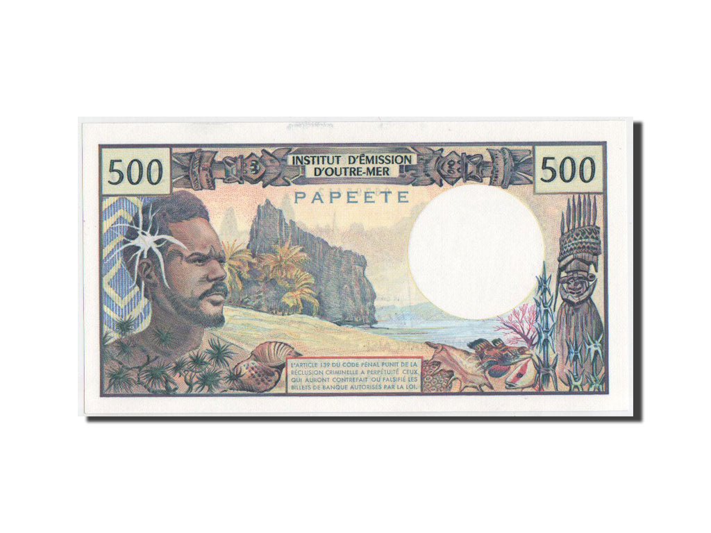 Banconote, Tahiti, 500 Francs, 1985, KM:25d, 1985, FDS
