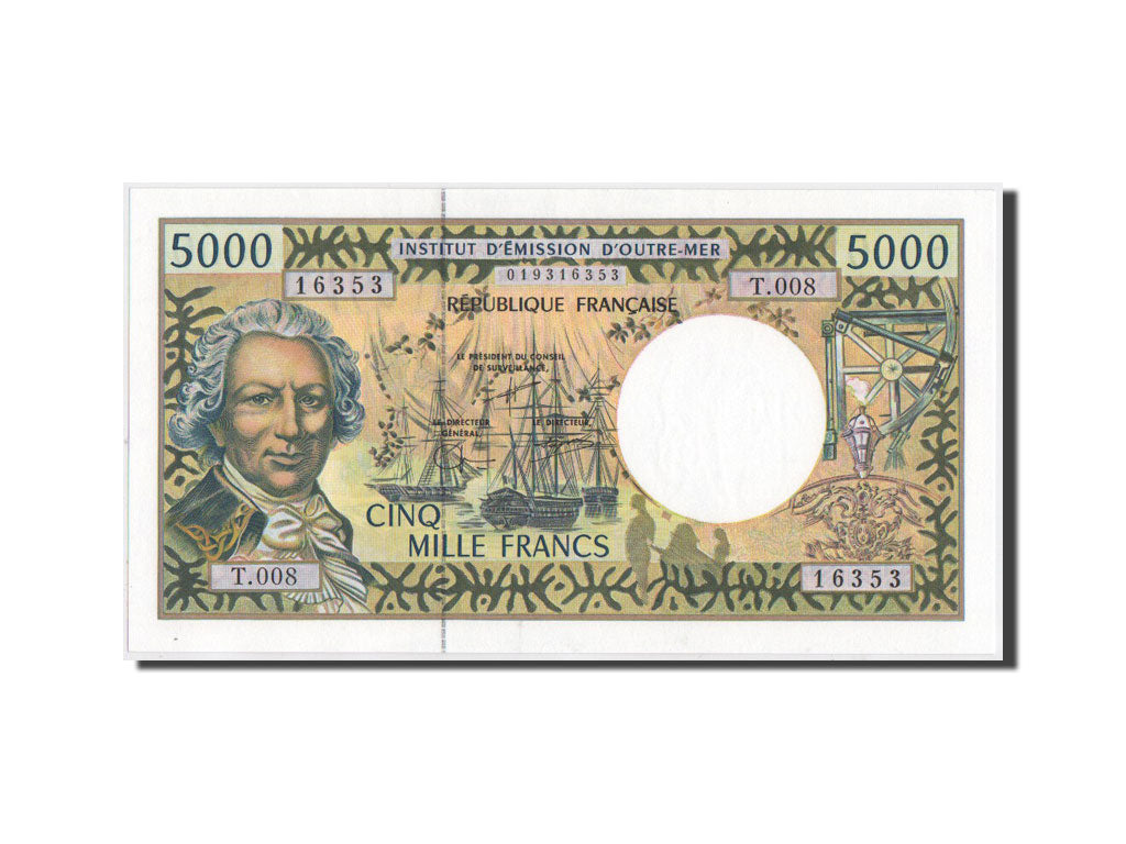 Geldschein, French Pacific Territories, 5000 Francs, 1996, 1996, KM:3a, UNZ