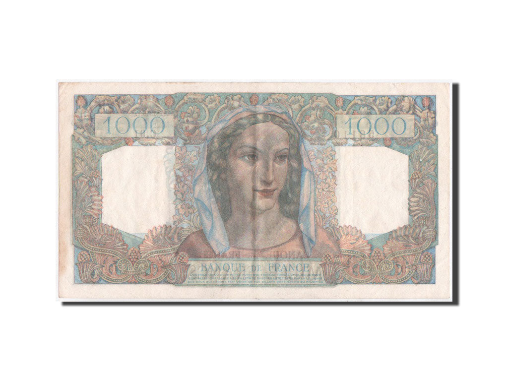 Banknote, France, 1000 Francs, 1945, 1945-7-12, AU(50-53), Fayette:41.6, KM:130a