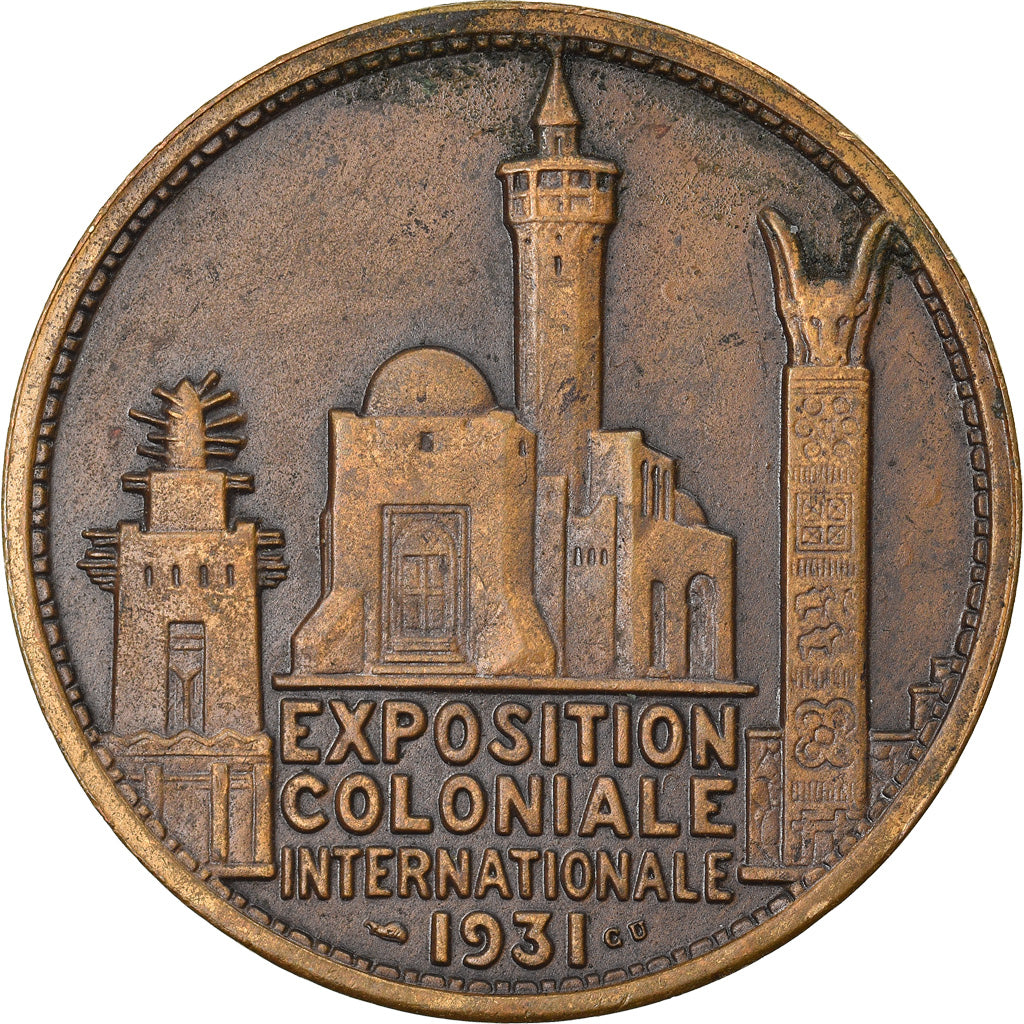 France, Médaille, Exposition Coloniale Internationale, Paris, Afrique, 1931