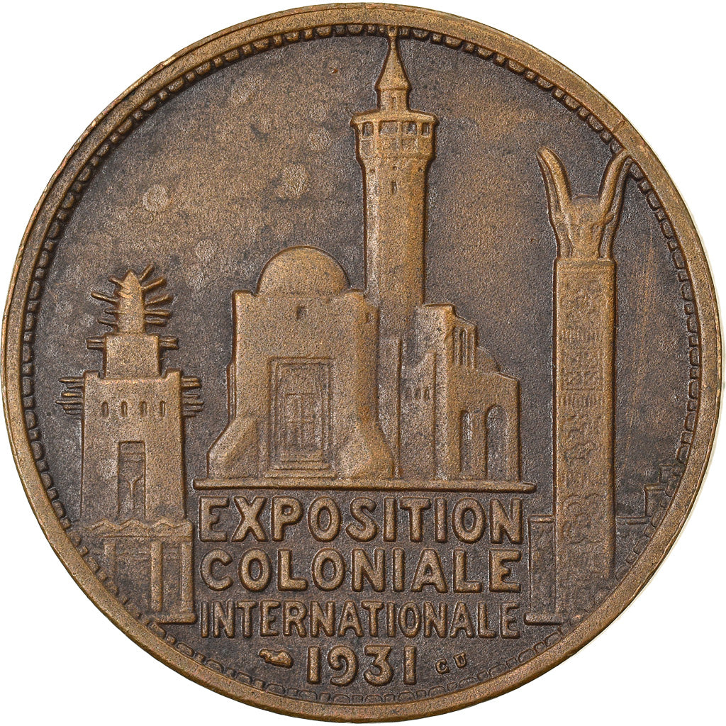 France, Médaille, Exposition Coloniale Internationale, Paris, Afrique, 1931