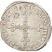 Munten, Frankrijk, Henri III, 1/4 Ecu, 1580, La Rochelle, ZF+, Zilver
