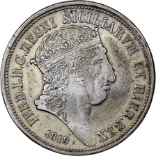 Kingdom of the Two Sicilies, Ferdinando I, 120 Grana, 1818, Silver, EF(40-45)