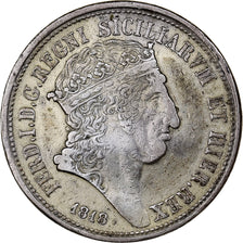 Royaume des Deux-Siciles, Ferdinand Ier, 120 Grana, 1818, Argent, TTB, KM:281