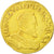 Coin, France, Henri II, Double Henri d'or, 1557, Rouen, EF(40-45), Gold