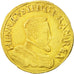 Monnaie, France, Henri II, Double Henri d'or, 1557, Rouen, TTB, Or, Duplessy:971
