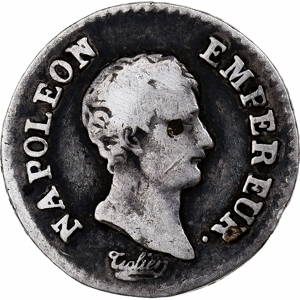 Frankrijk, Napoleon I, Quart, 1807, Bayonne, Zilver, FR, Gadoury:347